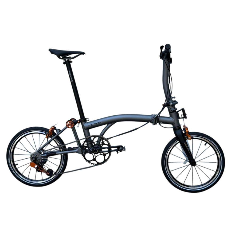 Aceoffix C5 Folding Bike Aceoffix C5 folding bike folded and unfolded for urban commuting