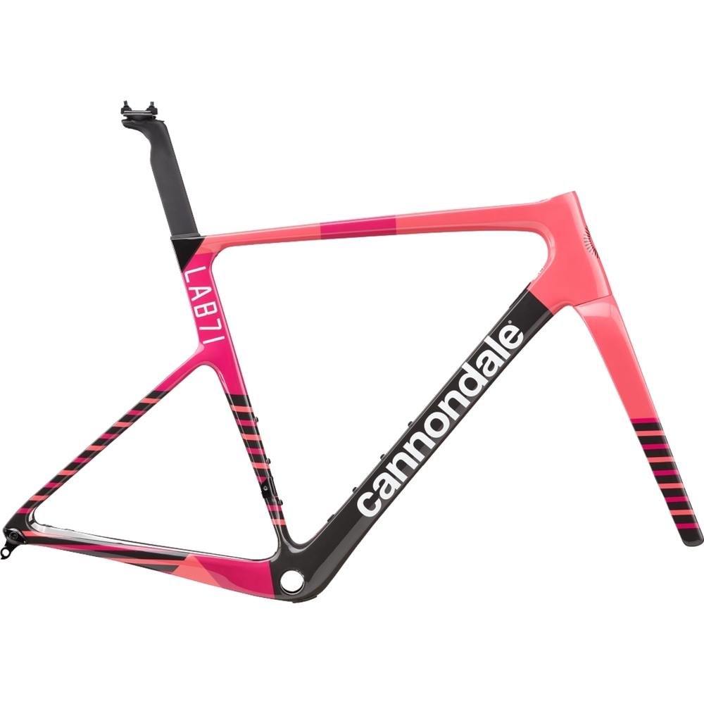Cannondale SuperSix EVO LAB71 ultra‑light carbon road frameset with integrated routing