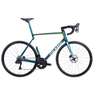 COLNAGO V3 Ultegra Di2 Disc Road Bike MKBL (Blue/Gold) 