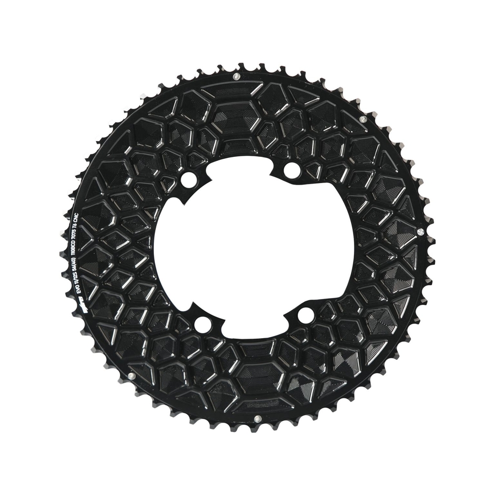 Cybrei EVO Aluminium 2X Chainring Outer - Black 56T