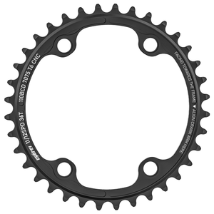 Cybrei Aluminium 2X Inner Chainring Black - 34T
