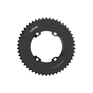 Cybrei Metarbon Aero Carbon 2X Chainring Outer 50T - Black
