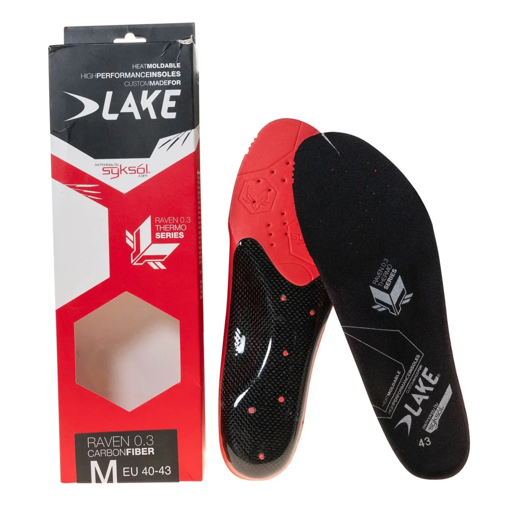 LAKE Custom Insole Raven 0.3 Carbon Fibre Heat Moudable