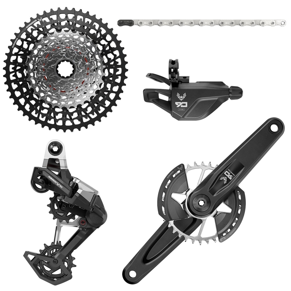 SRAM Eagle 90 Transmission Groupset | T-Type | A1 - black / silver