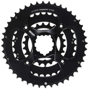 TRUVATIV X9 Chainring 10 spd 44-33-22T with GXP spider 106 or 64 BCD