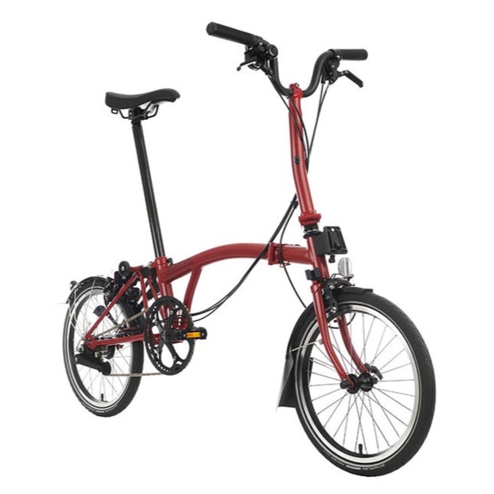 Vélo Pliant Brompton C Line M6R - 6 Vitesses - Vert Racing - Occasion Bon état