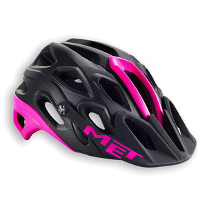 MET Lupo Helmet - Black/Fuchsia