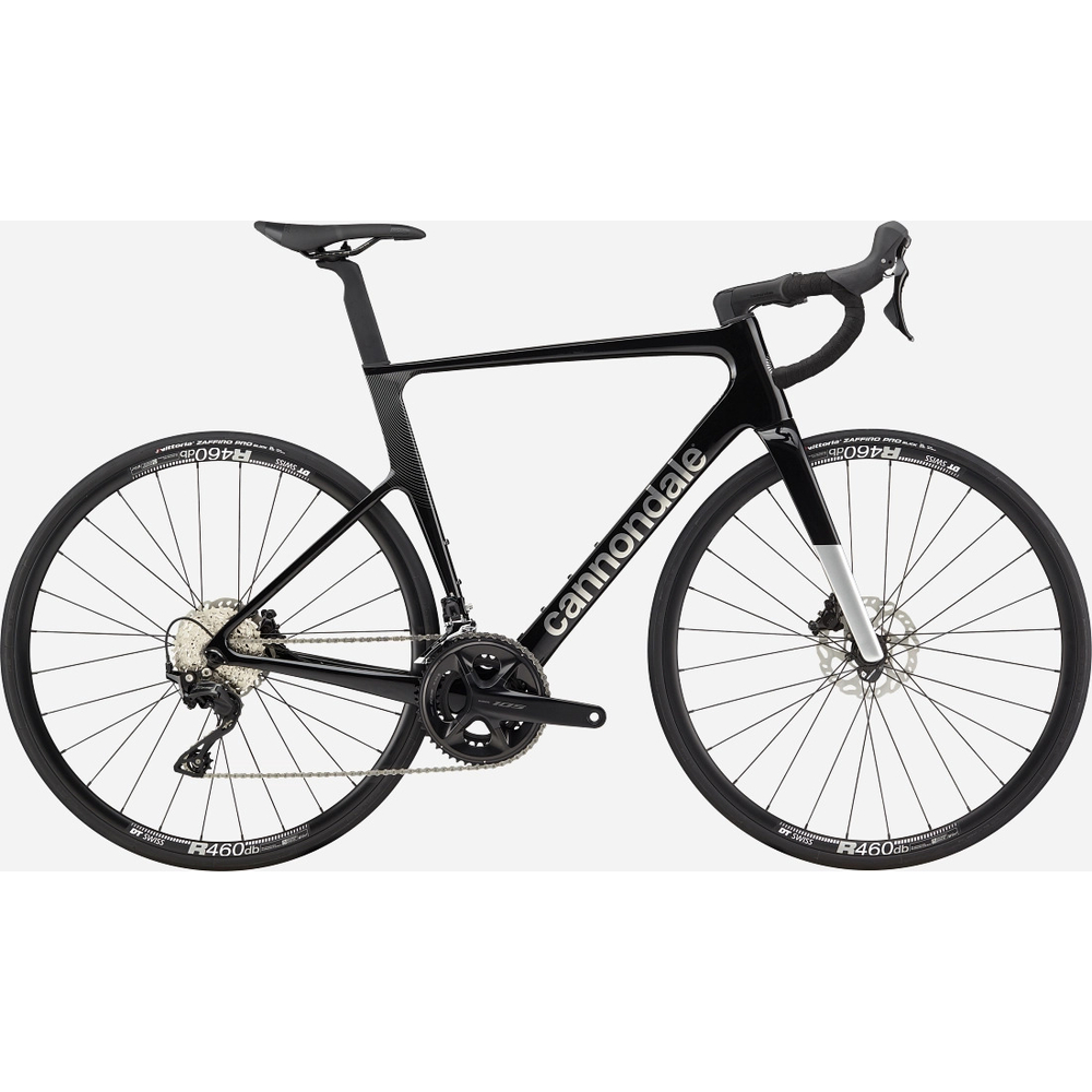 Cannondale SuperSix EVO 4 Road Bike Cannondale SuperSix EVO 4 aero carbon road bike with Shimano 105 12‑speed drivetrain and hydraulic disc brakes