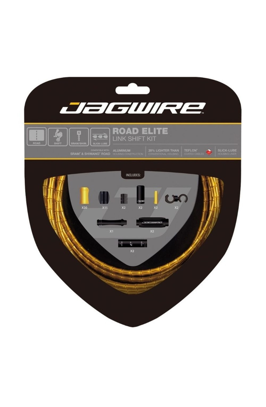 Jagwire Road Elite Link Shift Kit Gold